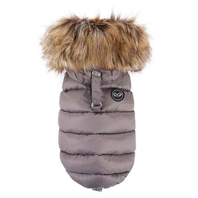 Hundemantel Winterzauber - Grey