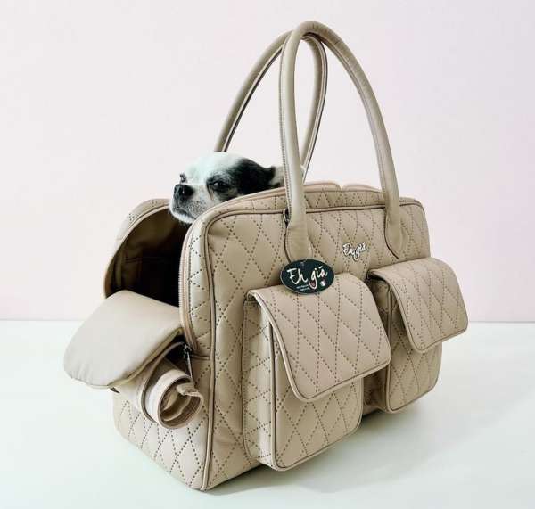 Hundetasche Fly & Relax Flugtasche - Nude