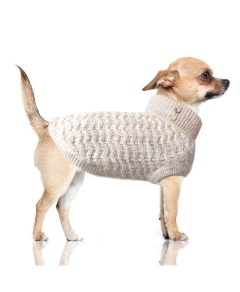 Hundepullover Jana - Creme